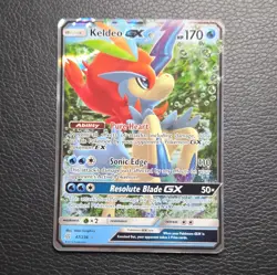 Pokemon TCG Keldeo GX SM-Unified Minds 47/236 Ultra Rare Holo Full Art HP 170 - Image 1