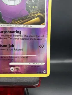Pokemon Gengar 17/99 Rare Platinum Arceus Reverse Holo NM - Image 4