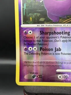 Pokemon Gengar 17/99 Rare Platinum Arceus Reverse Holo NM - Image 5