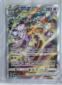 2023 Pokemon SWSH Crown Zenith Mewtwo VSTAR GG44/GG70 Near Mint - Image 1