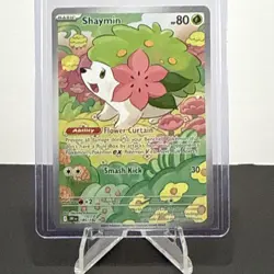 Pokemon TCG Shaymin 185/182 SV10 Destined Rivals IR Full Art Holo English - Image 1