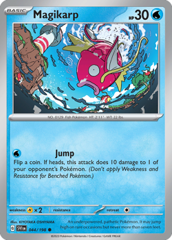 🔥 MAGIKARP 044/198 COMMON SCARLET & VIOLET POKEMON NM/M OSHIYAMA 🔥 - Image 1