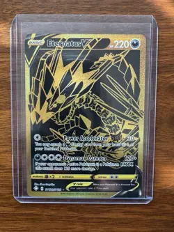 Pokemon TCG Eternatus v SV121/SV122 Shining Fates Gold Ultra Rare - Image 1