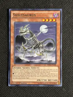 YuGiOh! - Skelesaurus BP03-EN108 Rare 1st Edition Near Mint - Image 1