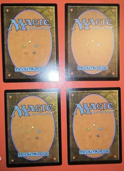 4X PLAY SET: MTG - MAGIC /BASIC LAND: FOREST FULL ART/REG. FINISH/ #109, ACR - Image 2