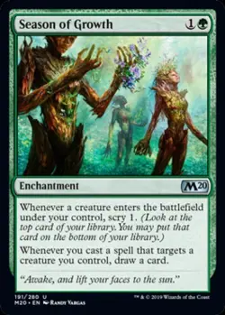 Season of Growth - Light Play MTG Magic 2020 Core Set - Image 1