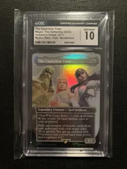 2024 MTG Assassin's Creed Capitoline Triad Borderless Foil CGC 10 - Image 1