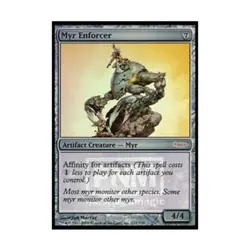 WOTC MtG FNM Promos Myr Enforcer (P) (Foil) EX - Image 1