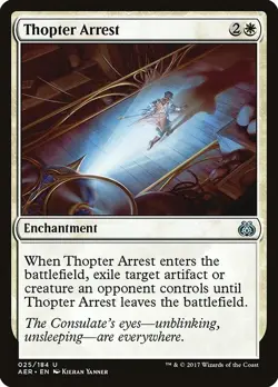 Thopter Arrest 2x FOIL AER MTG Aether Revolt Uncommon MINT white - Image 1