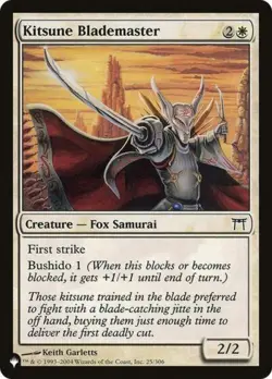 Kitsune Blademaster - Near Mint MTG The List - Image 1