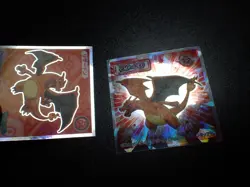 Pokemon Wafer Promo Holo Sticker Charizard x2 #5704 - Image 3