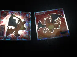 Pokemon Wafer Promo Holo Sticker Charizard x2 #5704 - Image 4