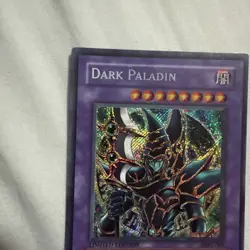 Yugioh Dark Paladin DMG-001 Secret Rare Limited Edition - Image 4