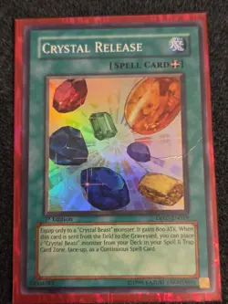 Yugioh: Crystal Release - DP07-EN019 - Super Rare - 1st Edition - MP - Image 1