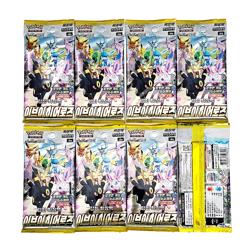 15(8+7)PACKS Eevee Heroes+Random Pokemon TCG Cards booster Factory Sealed KOREAN - Image 1