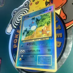 Pokemon Card Marill Reverse Holo Rare!! Southern Islands Japanese NO RARITY - Image 3