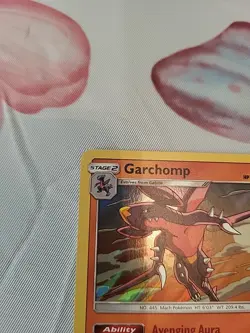 Garchomp 114/236 Sun & Moon Unified Minds Holo Pokemon Card - NM - Image 2
