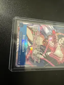 One Piece Card Game Boa Hancock OP07-051 SR Alt Art Parallel English - Image 2