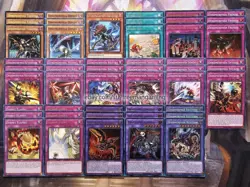 Yu-Gi-Oh Complete Dinomorphia Deck 49 Card Rexterm Therizia Intact + Extra Bonus - Image 1