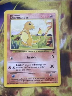 Pokemon TCG Charmander Base Set 2, Card 69/130, Regular - Image 1