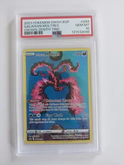 Galarian Moltres SWSH284 SWSH: Sword & Shield Promo Cards Holo PSA 10 - Image 1