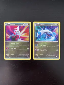 Pokemon TCG Dragon Vault Latias and Latios 9/20 10/20 Rare Holo NEAR MINT - Image 1