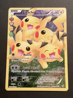 Pokemon Pikachu RC29/RC32 Full Art Radiant Collection Generations 2016 English - Image 1