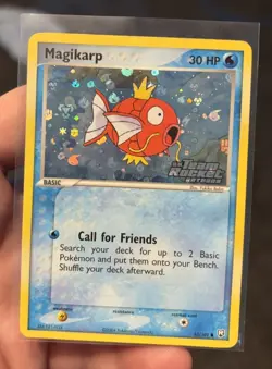 Pokemon TCG Magikarp 65/109 EX Team Rocket Returns Reverse Holo English NM - Image 1