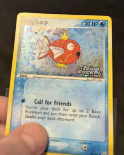 Pokemon TCG Magikarp 65/109 EX Team Rocket Returns Reverse Holo English NM - Image 2
