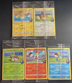 Pokemon On The Ball Futsal Sealed Set Pikachu, Eevee, Sobble, Grookey, Scorbunny - Image 1