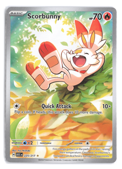 Scorbunny 225/217 Me: Ascended Heroes Holo Pokemon TCG - Image 1