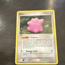 Pokemon TCG Ditto Regular EX Delta Species 35/113 Uncommon 60 HP English 2005 - Image 2