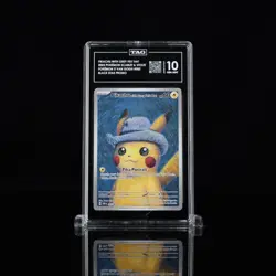 2023 SVP Pokemon X Van Gogh Promo #085 Pikachu With Grey Felt Hat TAG 10 (954) - Image 1