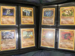 Vintage Pokemon Binder with 1st Edition Cards Lot of 53 Pokemon Cards NM 1999 - Image 2