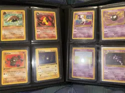 Vintage Pokemon Binder with 1st Edition Cards Lot of 53 Pokemon Cards NM 1999 - Image 3