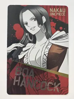 Boa Hancock Japanese One Piece x Nakau 20th Anniversary Holo Card **Edge Wear** - Image 1