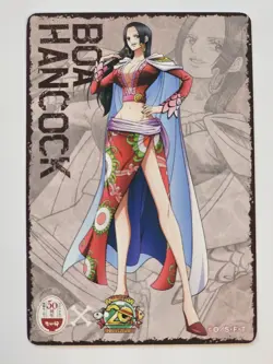 Boa Hancock Japanese One Piece x Nakau 20th Anniversary Holo Card **Edge Wear** - Image 2