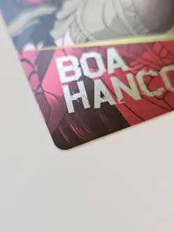 Boa Hancock Japanese One Piece x Nakau 20th Anniversary Holo Card **Edge Wear** - Image 4