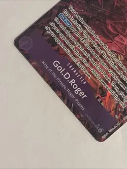 Gol D. Roger OP13-064 Alt Art Carrying On His Will One Piece Tcg Sr Foil Holo - Image 3