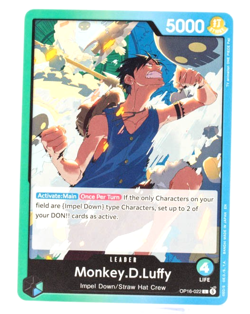 Monkey.D.Luffy Alt Art Leader OP16-022 The Time of Battle One Piece TCG NM - Image 1