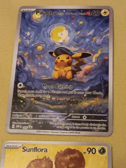 4- Pokemon X Van Gogh - Custom Pokemon Fan Art Cards - Image 2