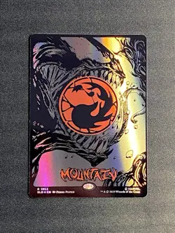 Mountain Mana Symbiote Raised Foil R 1952 Secret Lair Marvel Spider-Man MTG NM - Image 1