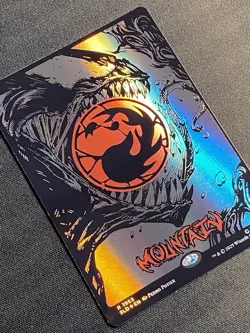 Mountain Mana Symbiote Raised Foil R 1952 Secret Lair Marvel Spider-Man MTG NM - Image 3