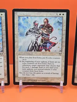 ⚪⚪⚪ (3) 1996 MAGIC THE GATHERING SOUL ECHO MIRAGE UNPLAYED ⚪⚪⚪ - Image 3