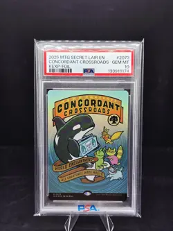 2025 MTG Concordant Crossroads Foil KEXP Secret Lair Drop PSA 10 - Image 1