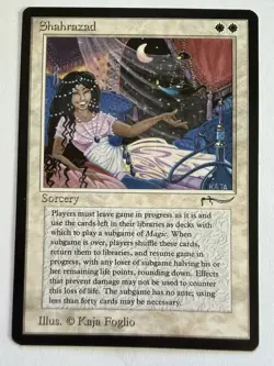 Shahrazad Magic The Gathering Magic Arabian Nights | LP Condition) - Image 1