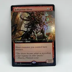 Belligerent Sliver 636 Secret Lair SLD Foil Borderless MTG Raymond Swanland - Image 4