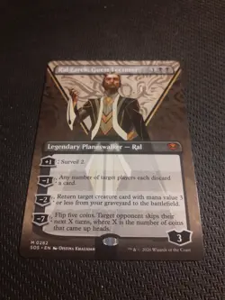Ral Zarek, Guest Lecturer (Borderless) 0282 Secrets of Strixhaven MTG NM - Image 1