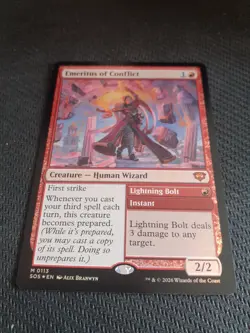 MTG ~ Foil Emeritus of Conflict ~ SOS ~ NM - Image 1