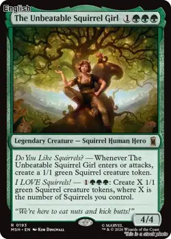 (Preorder) The Unbeatable Squirrel Girl EN [MSH - 193] - NM TCG MTG - Image 1